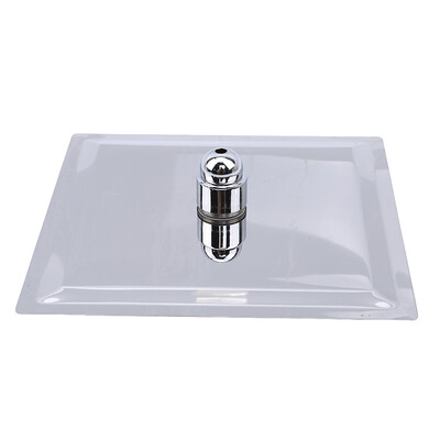 Ruudukujuline ümmargune roostevaba teras Üliõhuke juga vihma suur dušipea, surve all olevad vannitoatarvikud