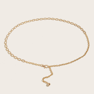 Novi modni Ins Wind Rhinestones Metalni lanac za tanak struk Svestrani dodaci za haljine Trendy Remen Visokokvalitetni Rhinestones Blještavi