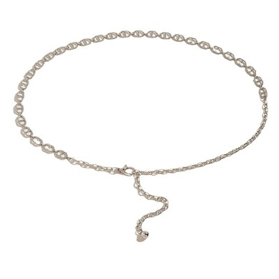 Novi modni Ins Wind Rhinestones Metalni lanac za tanak struk Svestrani dodaci za haljine Trendy Remen Visokokvalitetni Rhinestones Blještavi