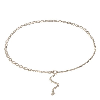 Novi modni Ins Wind Rhinestones Metalni lanac za tanak struk Svestrani dodaci za haljine Trendy Remen Visokokvalitetni Rhinestones Blještavi