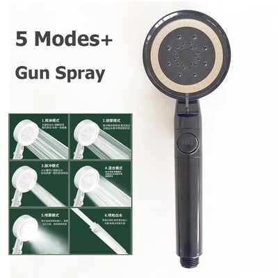 Uus 230 mm suur paneel dušipea 6 režiimiga ülelaadimisega vihmadušipea kõrgsurve ülemine vihmaduši segisti Vannitoa tarvikud