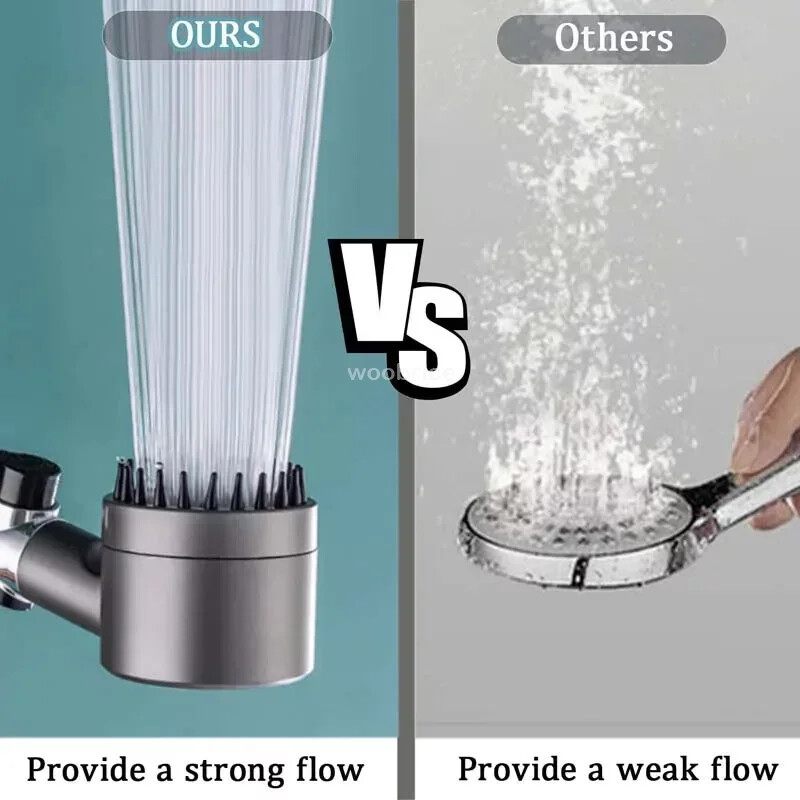 Dušo galvutė vonios kambariui Dušo rankenėlės Dušo galvutė Filtruota Buitinė Reguliuojama aukšto slėgio vandens masažo galvutė