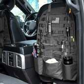 Automobilio sėdynės atlošo laikiklis Universalus Molle sėdynės atlošo organizatorius Tactical Molle transporto priemonės skydelis Automobilio sėdynės užvalkalo apsauginis saugojimo maišelis