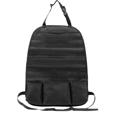 Automobilio sėdynės atlošo laikiklis Universalus Molle sėdynės atlošo organizatorius Tactical Molle transporto priemonės skydelis Automobilio sėdynės užvalkalo apsauginis saugojimo maišelis