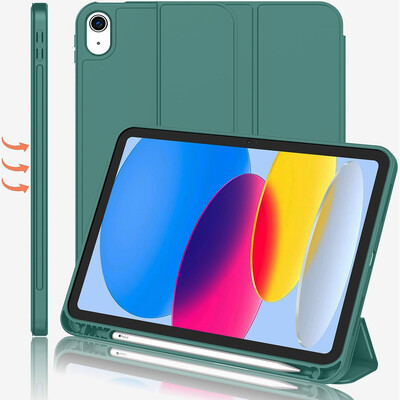 Калъф Funda за IPad 10th Gen IPad Pro11 Air11 2024 IPad Air5 10.2 10.5 Air1 2 5th 6th 9.7 Калъф с магнит за таблет с държач за молив