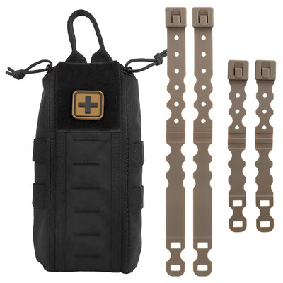 Tactic Kit za prvu pomoć Prazna medicinska torbica IFAK Pack Rapid Deploy Pull Tab MOLLE Clip YKK patentni zatvarač Kampiranje Planinarenje Torba za hitne slučajeve