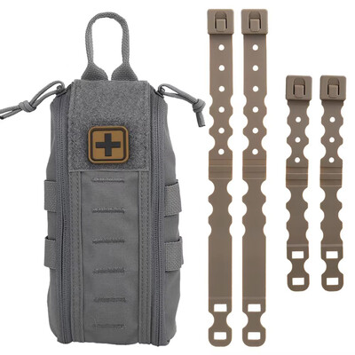 Tactic Kit za prvu pomoć Prazna medicinska torbica IFAK Pack Rapid Deploy Pull Tab MOLLE Clip YKK patentni zatvarač Kampiranje Planinarenje Torba za hitne slučajeve