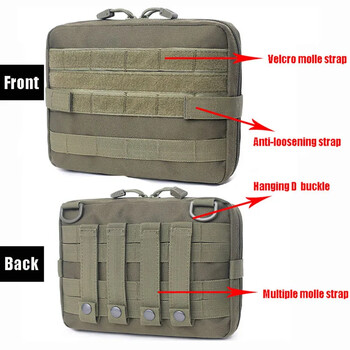 Tac Pouch Kit First Aid Medical EDC Outdoor Emergency Bag for Hunting Accessori Utility for Multi-functional Tools