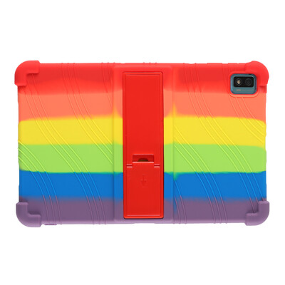 4 stūru biezs silikona vāciņš ar statīvu TCL TABMAX TAB MAX 10.4 9296Q 10.36" planšetdatoram triecienizturīgs Funda Kids