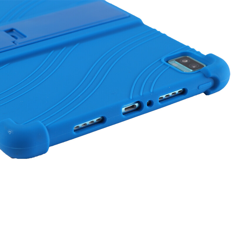 4 stūru biezs silikona vāciņš ar statīvu TCL TABMAX TAB MAX 10.4 9296Q 10.36" planšetdatoram triecienizturīgs Funda Kids