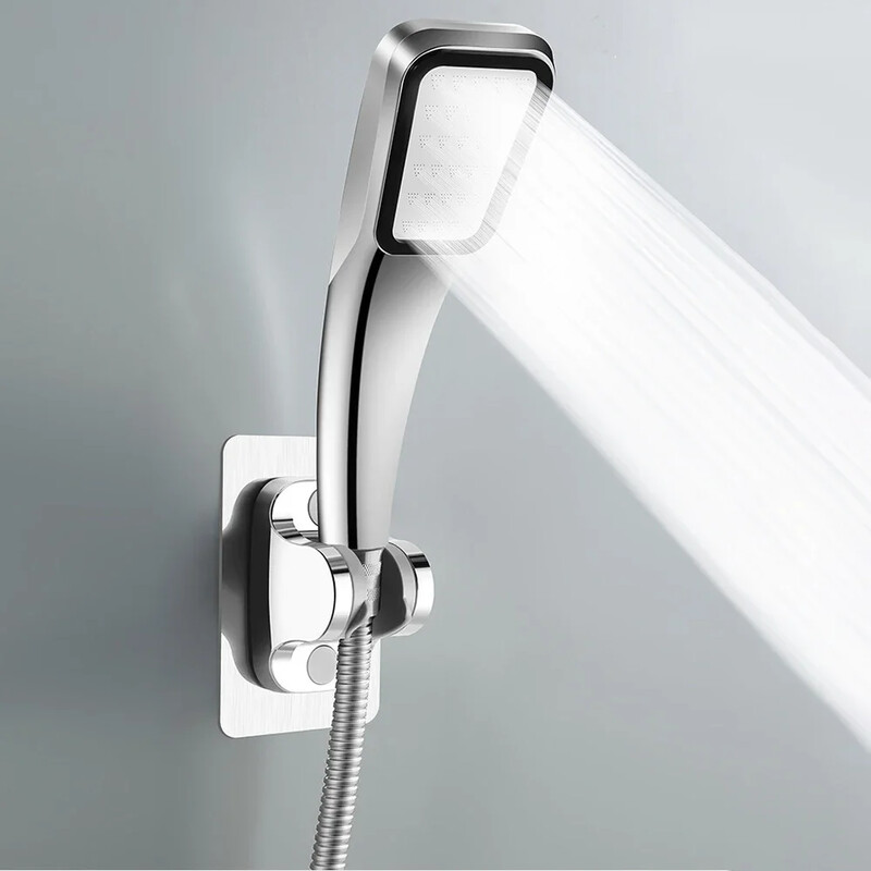 Suport autoadeziv pentru cap de duș, poanson reglabil, bideu pentru baie, suport pentru cap de duș, accesorii de bucătărie montate pe perete