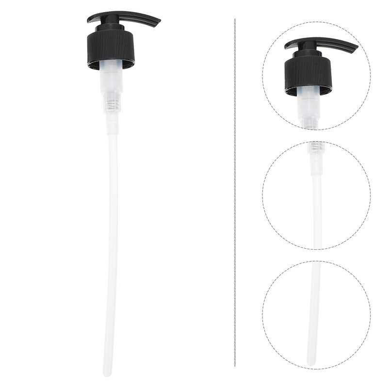 4 ks náhradných hlavíc čerpadiel, dávkovač tekutého mydla, plastové pumpičky (28 mm, čierne)