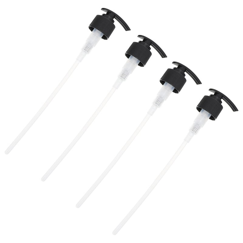 4 ks náhradných hlavíc čerpadiel, dávkovač tekutého mydla, plastové pumpičky (28 mm, čierne)