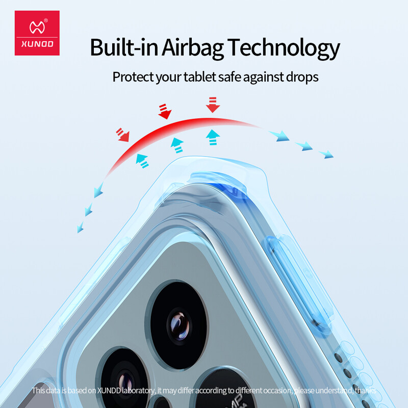 Xundd pentru Xiaomi Pad 6S Pro 12.4 Husă pentru Pad 6 Pro Husă de protecție antișoc Husă pentru tabletă Husă transparentă cu suport pentru suport