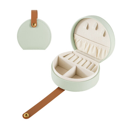 Prijenosna kutija za organiziranje nakita za djevojčice, ogrlica/narukvice/prstenje/naušnice/kutija za pohranu satova, 10*9cm plava ružičasta mala veličina