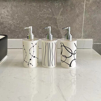 Plastic Soap Dispenser 330ml Lotion Σαμπουάν Αφρόλουτρο Μπουκάλι Αξεσουάρ μπάνιου για διακόσμηση σπιτιού