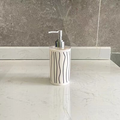 Plastový dávkovač mydla 330 ml, šampón, sprchový gél, fľaša, kúpeľňové doplnky pre bytové dekorácie
