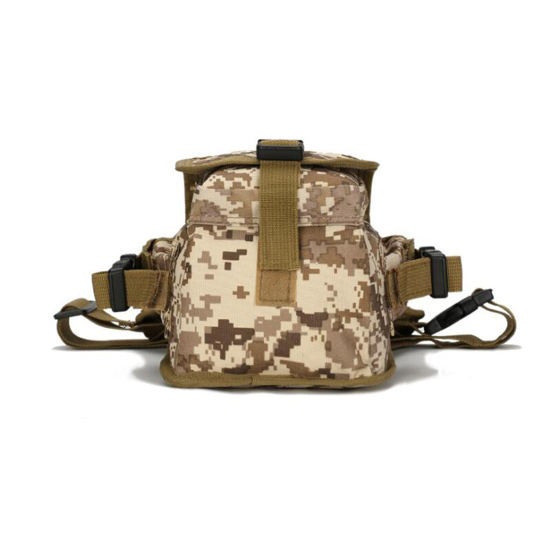 Geantă tactică pentru picioare Geantă de talie pentru exterior pentru bărbați, sport, camping, drumeție, excursie, geantă polivalentă, geantă multifuncțională