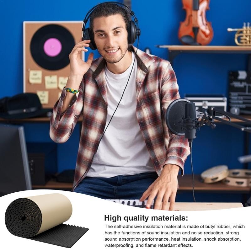 200x50x2cm auto heliisolatsioonipadi Automaatne soojusisolatsioonimatt veekindel heliisolatsioonitõke sisetarvikud