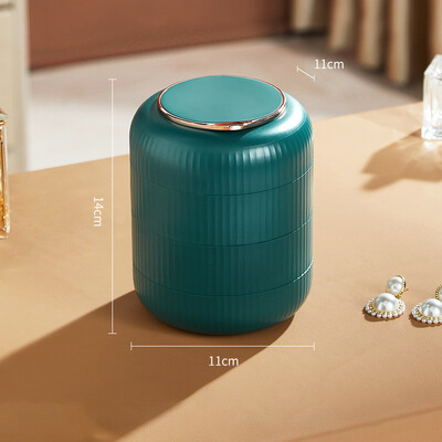 Többrétegű forgó tárolódoboz tükörrel Ékszerdoboz Fülbevaló Gyűrű Nyaklánc Karkötő Bross Besorolás Szervezet