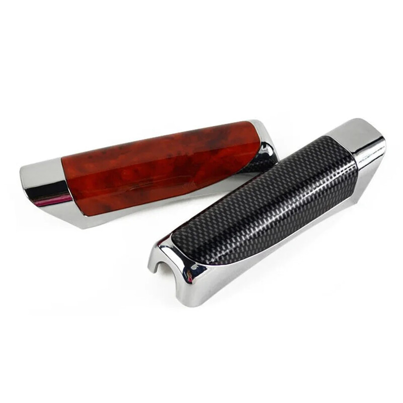 Universālie modes automobiļu apdares koka pretslīdes rokas bremžu vāciņi Auto ātruma pārslēgšanas siksnas priekš Honda Toyota VW Hyundai (1 gab.)