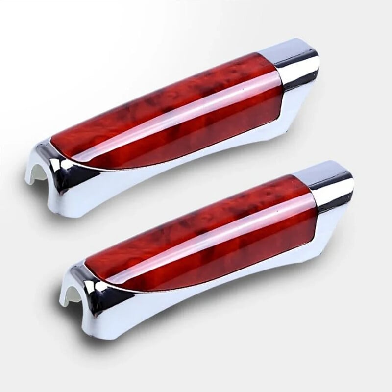 Universālie modes automobiļu apdares koka pretslīdes rokas bremžu vāciņi Auto ātruma pārslēgšanas siksnas priekš Honda Toyota VW Hyundai (1 gab.)