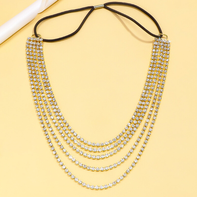 Bijuterii sexy cu strasuri cu mai multe straturi pentru picioare pentru coapsă pentru femei Bikini de plajă, lanț elastic pentru picioare, harnaș pentru jartieră, bijuterii pentru corp