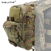 Taktická mini hydratačná vesta VULPO, batoh Molle, bojový vodný vak, vonkajší vak na močový mechúr, poľovnícka airsoftová vesta, vybavenie