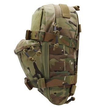 VULPO Tactical Mini Hydration Bag Vest Molle Backpack Combat Water Bag Outdoor Bladder Bag Лов Еърсофт Екипировка