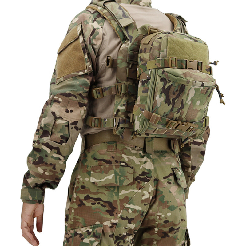 Taktická mini hydratačná vesta VULPO, batoh Molle, bojový vodný vak, vonkajší vak na močový mechúr, poľovnícka airsoftová vesta, vybavenie