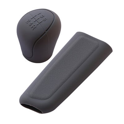 Szilikon autós sebességváltó gomb burkolat Shell Pink 5 6 sebességes csúszásmentes markolat fogantyú védőburkolatok kézi autóbelső tartozékok