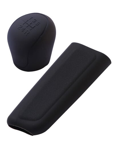 Szilikon autós sebességváltó gomb burkolat Shell Pink 5 6 sebességes csúszásmentes markolat fogantyú védőburkolatok kézi autóbelső tartozékok