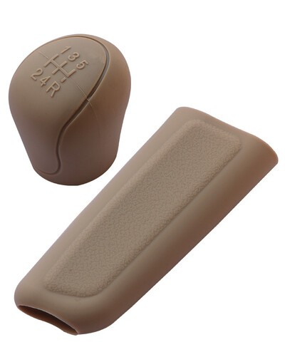 Szilikon autós sebességváltó gomb burkolat Shell Pink 5 6 sebességes csúszásmentes markolat fogantyú védőburkolatok kézi autóbelső tartozékok