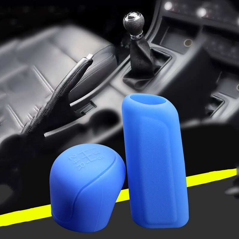 Szilikon autós sebességváltó gomb burkolat Shell Pink 5 6 sebességes csúszásmentes markolat fogantyú védőburkolatok kézi autóbelső tartozékok