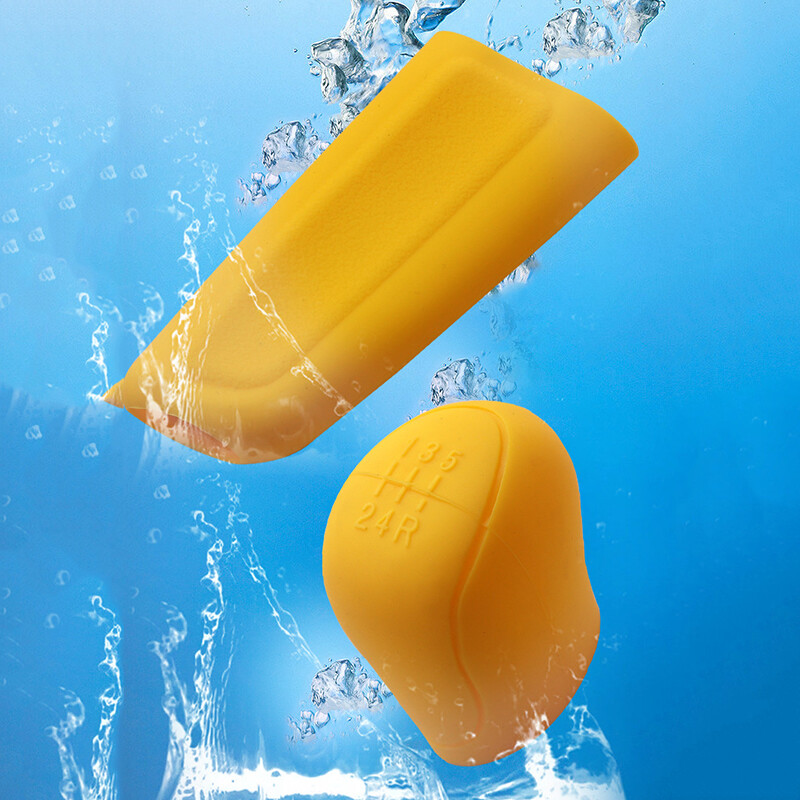 Szilikon autós sebességváltó gomb burkolat Shell Pink 5 6 sebességes csúszásmentes markolat fogantyú védőburkolatok kézi autóbelső tartozékok