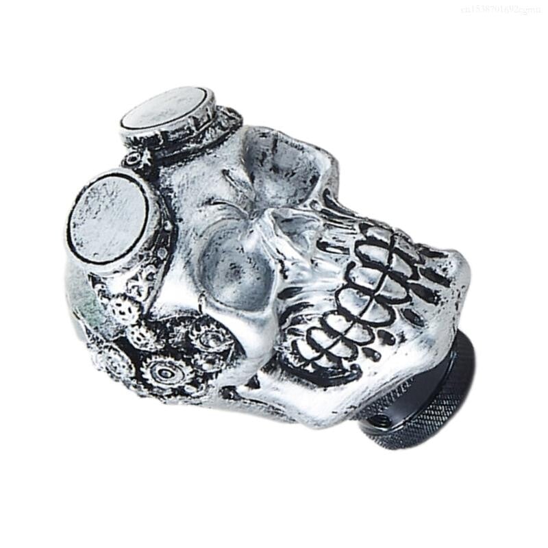 Kaukolės galvos rankinės pavarų perjungimo rankenėlės svirties apdaila, skirta automobilio interjerui patobulinti F0I5