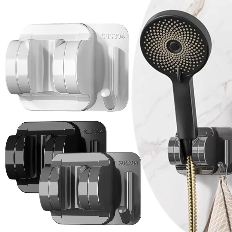 Suport pentru cap de duș Suport pe perete cu cârlig pentru agățat baie reglabilă