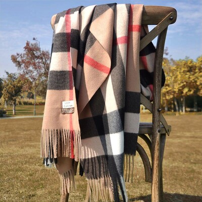 Téli női sál Luxus Márka British Classic Print Rácsos Puha Női Kasmír Sálak Kendő Pashmina Kockás kendők