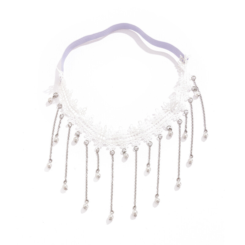 Ingemark, elegant, imitație de perle, ciucuri, picior, coapsă, lanț pentru femei, bandaj elastic, portjartieră, bijuterii pentru corp, accesorii pentru miercuri, cadou