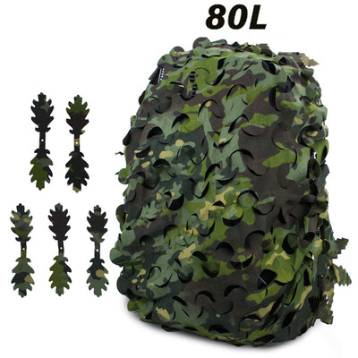 Noua husă tactică 3D de camuflaj pentru rucsac 60L 80L Husă pentru rucsac Airsoft pentru vânătoare în aer liber Echipament de vânătoare