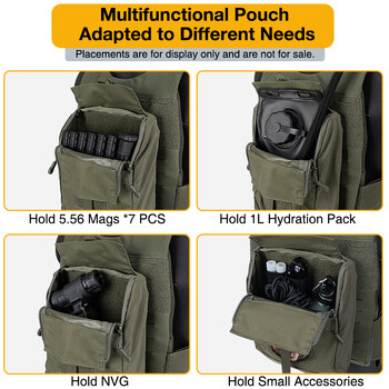 IDOGEAR Tactical GP Pouch MOLLE Обща чанта Многофункционална спортна чанта 35109