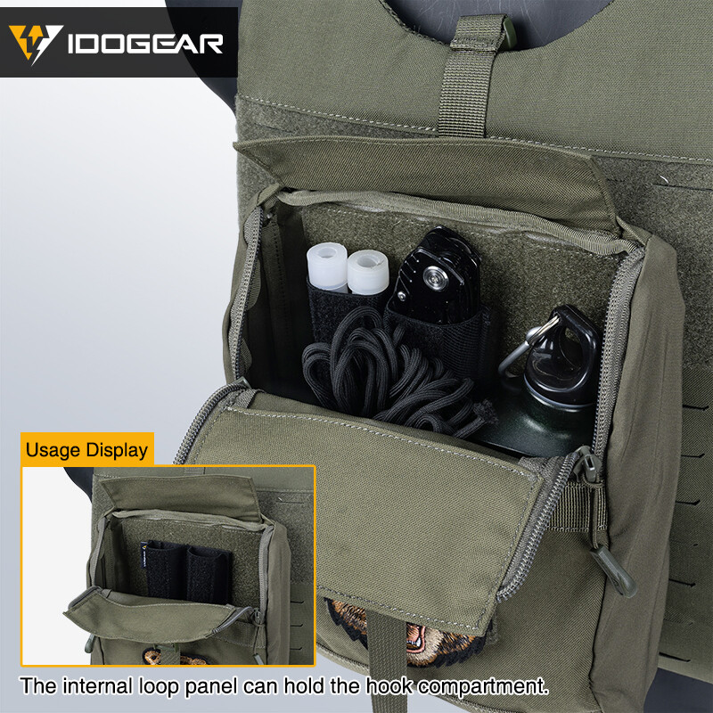 IDOGEAR Tactical GP Pouch MOLLE universalus dėklas, daugiafunkcis sportinis krepšys 35109