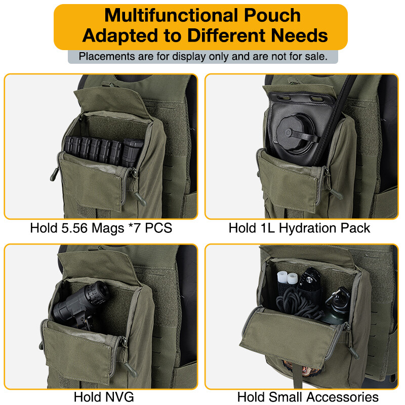 IDOGEAR Tactical GP Pouch MOLLE universalus dėklas, daugiafunkcis sportinis krepšys 35109