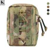 Taktické vertikálne puzdro KRYDEX, univerzálne úložné puzdro, systém Molle na opasok, airsoft, poľovnícke príslušenstvo