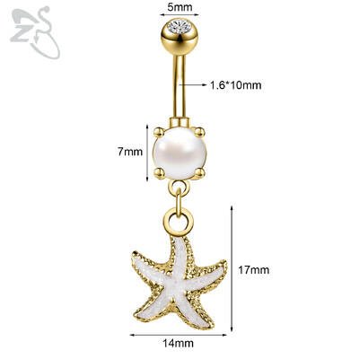 Piercing do pupka z nehrdzavejúcej ocele 14G zlatej farby s hadím srdcom a lesklým CZ krištáľom v tvare motýľa.