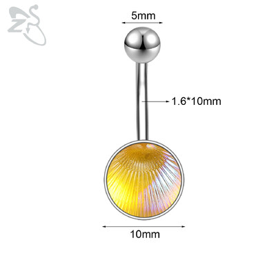 Piercing do pupka z nehrdzavejúcej ocele 14G zlatej farby s hadím srdcom a lesklým CZ krištáľom v tvare motýľa.