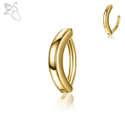 ZS 1 buc Culoarea aurului 14K 925 argint piercing buric pentru femei minimalist inele buric inel buric piercing vara plaja corp
