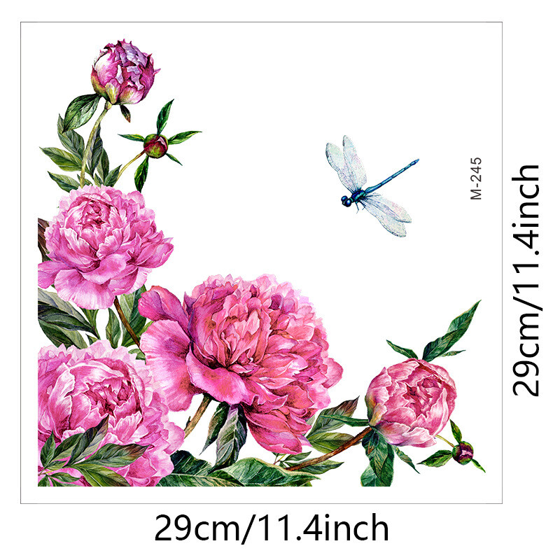 1 db virág WC matrica WC PVC művészeti falfestmény öntapadó falmatrica fürdőszoba nappali lakberendezési WC fedőmatrica