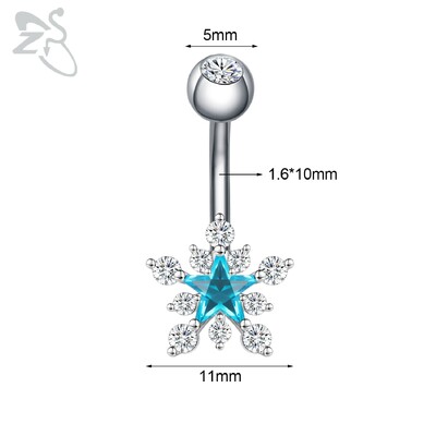 Piercing do pupka z nehrdzavejúcej ocele s motýľom a srdcom, 14G, ružovo-zlatý, s motýľom a srdcom, piercing do pupka.