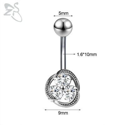 Piercing do pupka z nehrdzavejúcej ocele s motýľom a srdcom, 14G, ružovo-zlatý, s motýľom a srdcom, piercing do pupka.